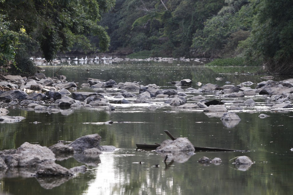 Trecho do rio Atibaia, em Campinas, na semana passada: crise hídrica deve se acentuar em 2015