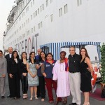 Grupo de promotores da Campanha Construindo Cidades mais Resilientes que participou da viagem pelo Peace Boat (Foto Divulgação UNISDR Las Américas)