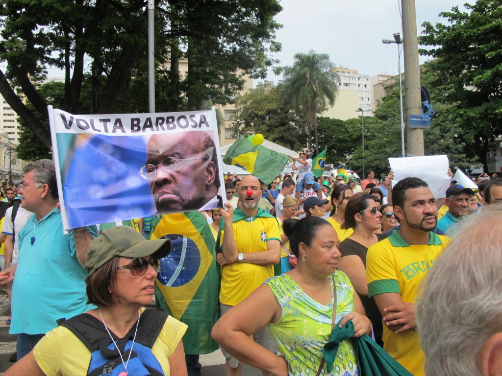 Não faltaram lembranças do ministro Joaquim Barbosa