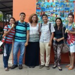 Equipe da Rede Juntos na visita à EMEF Desembargador Amorim Lima  (Fotos Divulgação)