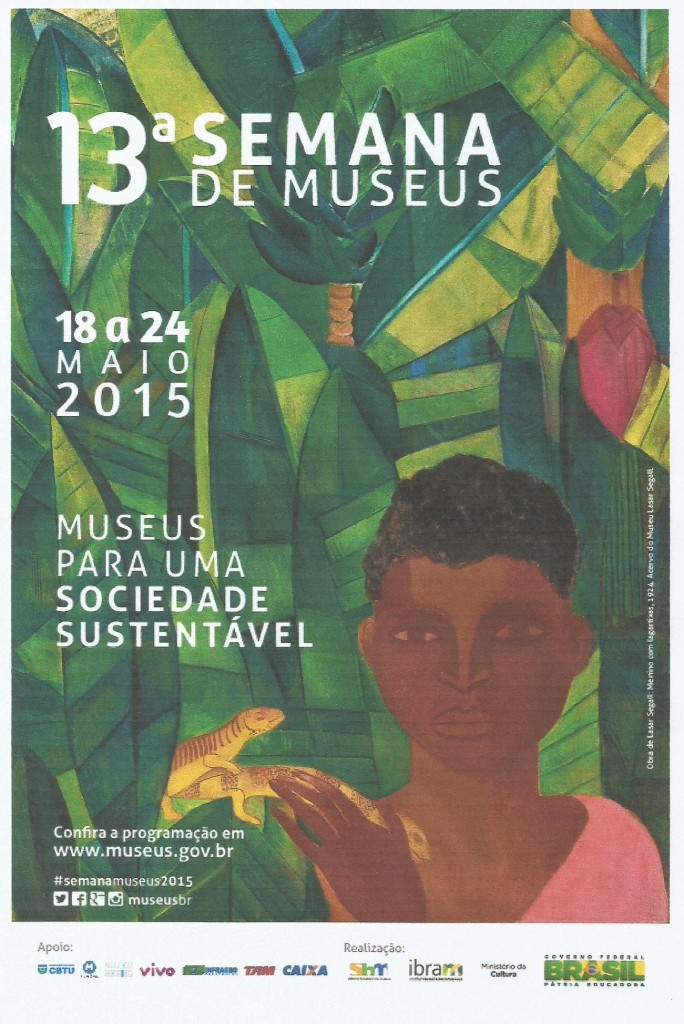 Cartaz da edição de 2015 da Semana Nacional de Museus
