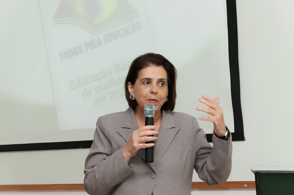 Maria Lucia Meirelles Reis representou o Todos pela Educação