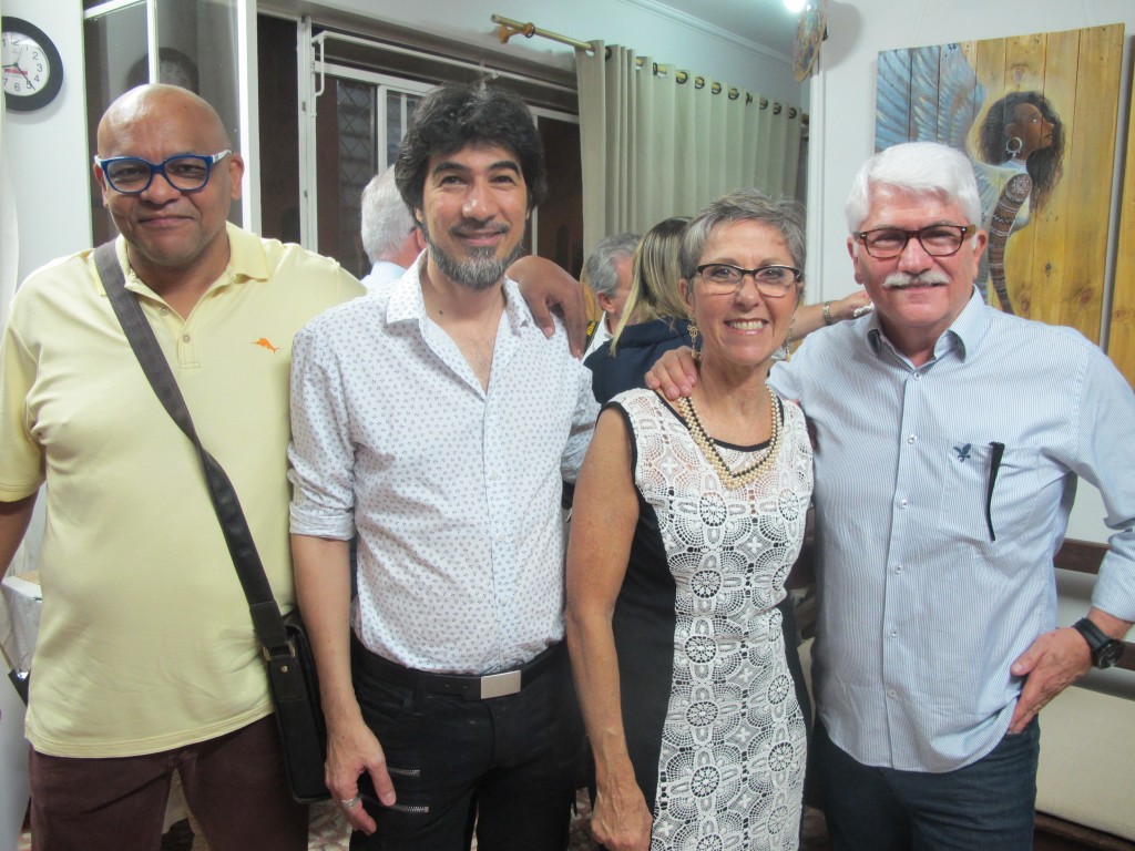 Lisa França, com Mario Gravem Borges e Robinson José da Silva: vernissage plural