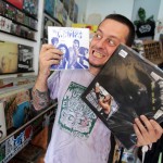 Daniel Pacetta Giometti organiza a Feira de Discos de Campinas desde 2011 e comercializa discos em sua loja Chopsuey Discos, em Campinas  (Fotos: Adriano Rosa)