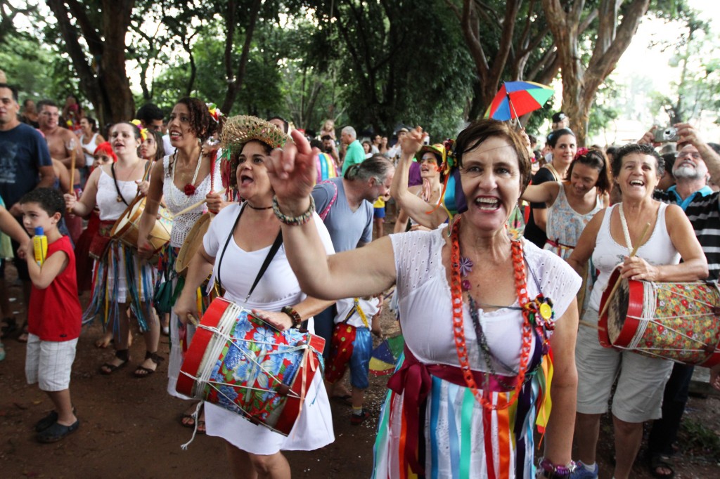 O Carnaval multicolorido das Caxeirosas já é tradição em Barão Geraldo (Foto Adriano Rosa)