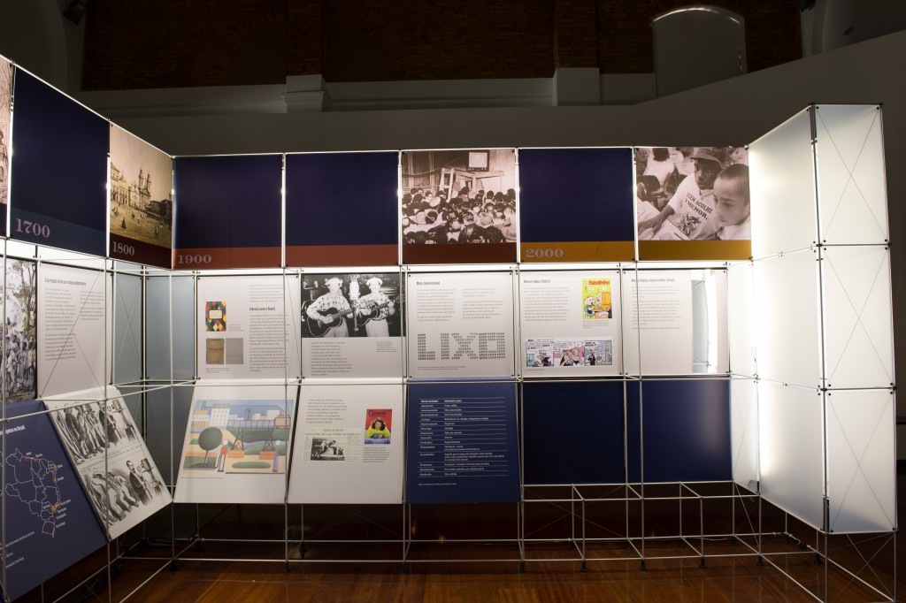 Projeto Estação da Língua  leva o museu itinerante às cidades; mais de 90 mil pessoas já visitaram
