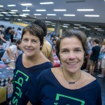 Marcela e Fabiana Pacola, idealizadoras e organizadoras da Feira SUB (Foto Martinho Caires)