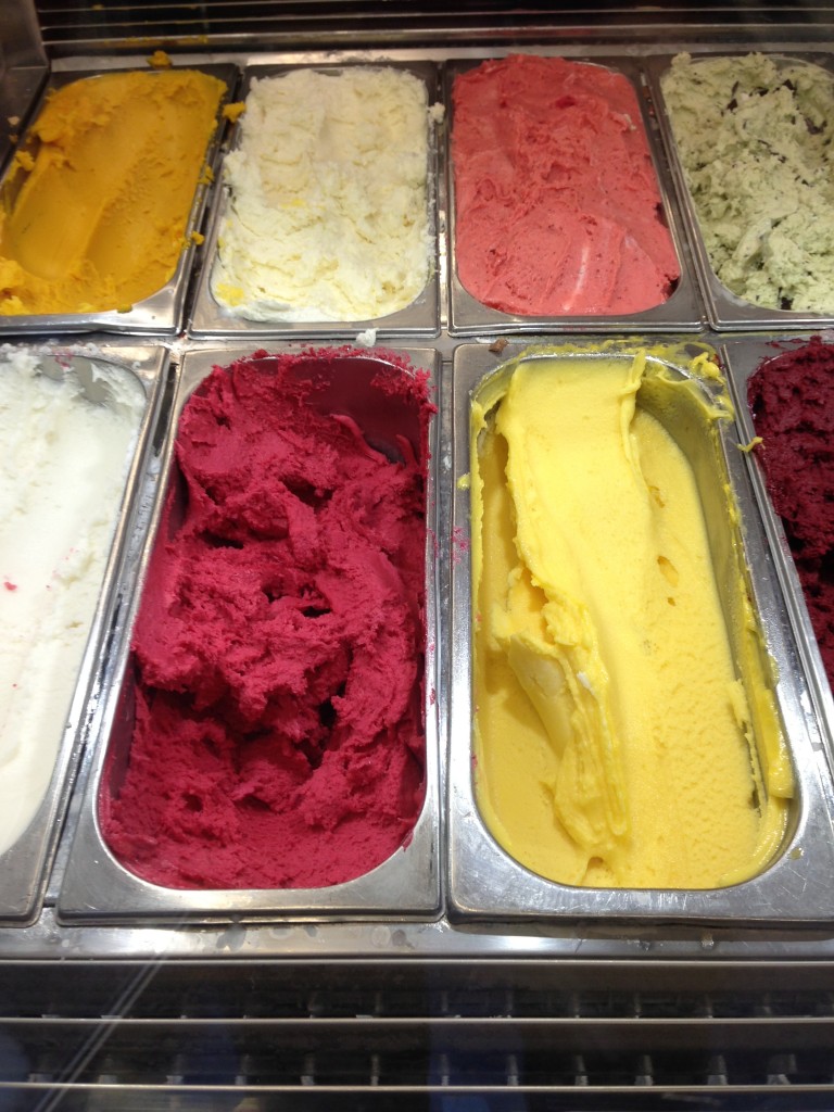 Tomar um sorvete ou um gelato é fundamental após a agitação (Foto Eduardo Gregori)