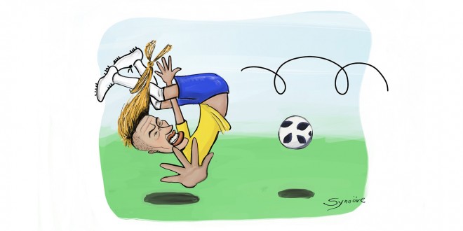 Os cabelos de Neymar, por Synnöve Hilkner