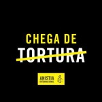 Logotipo de campanha da Anistia Internacional contra a tortura