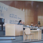 Sessão do Tribunal Permanente dos Povos em Berlim, setembro de 1988 (Foto José Pedro Soares Martins)