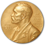A medalha entregue aos vencedores do Nobel (Foto reprodução)