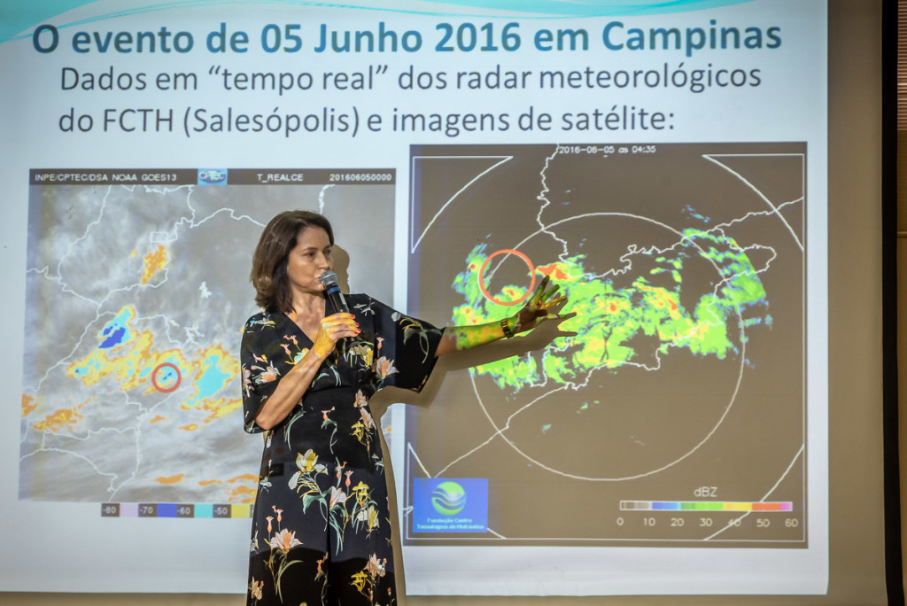 Ana Ávila comentou o evento meteorológico extremo em Campinas no dia 5 de junho de 2016, quando foram registrados 60 raios por minuto (Foto Martinho Caires)