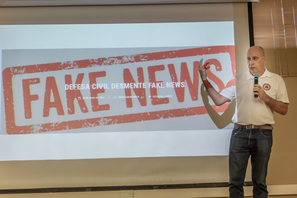Sidnei Fernandes comentou que, infelizmente, tragédias são momentos em que fake news podem proliferar (Foto Martinho Caires)