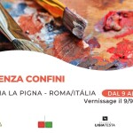Anúncio da exposição em Roma