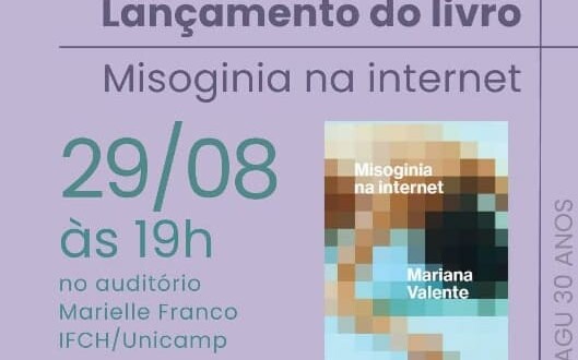 Misoginia na Internet é tema de livro com lançamento hoje na Unicamp