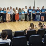 Homenagem aos representantes de escolas participantes do RenovAção (Foto Divulgação)