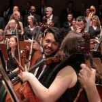 Orquestra Sinfônica de Campinas voltando a se apresentar no teatro interno do Centro de Convivência Cultural (Foto Firmino Piton/PMC)