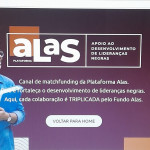 Home do site da plataforma Alas