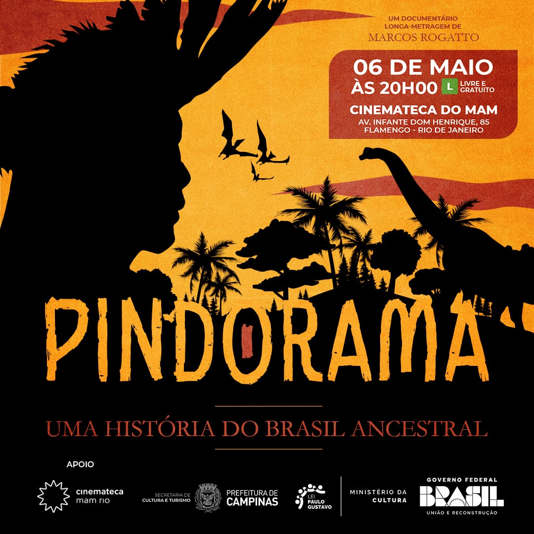 Cartaz do documentário "Pindorama: uma história do Brasil ancestral"