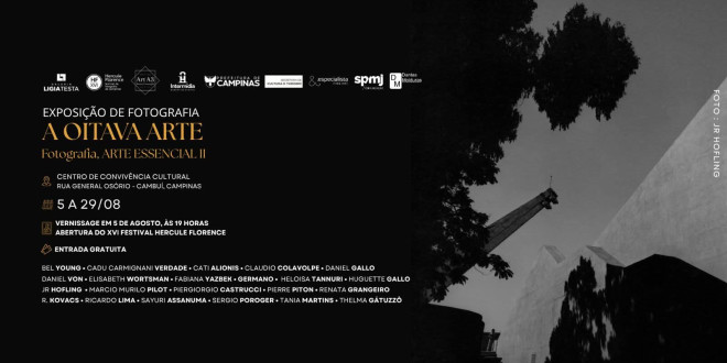 Exposição “A Oitava Arte” reúne 22 artistas fotógrafos no Centro de Convivência Cultural